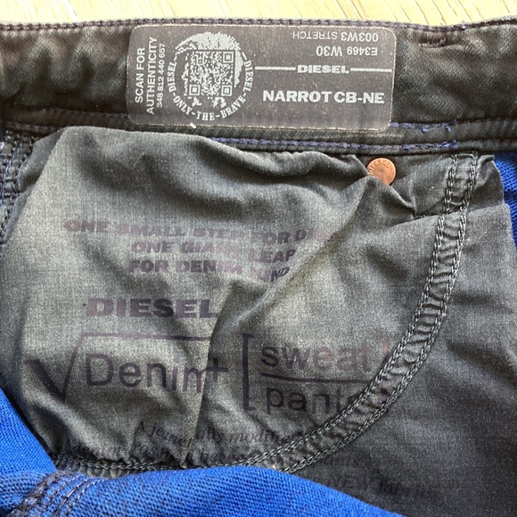 Diesel denim sweat pants - Picture 11 of 13